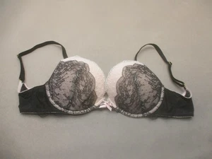 34DD Victorias Secret Womens Multicolor Lined Underwired Lace Push Up Bra 10R - Picture 1 of 8