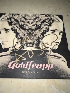 FIRMADO Goldfrapp - Felt Mountain CD autógrafo - Imagen 1 de 3