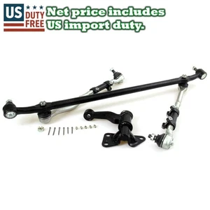 TIE ROD IDLER ARM CENTER LINK KIT LHD Fit 97-04 NISSAN DATSUN D22 BIG-M FRONTIER - Picture 1 of 6