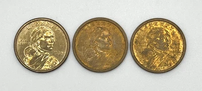 2000 Sacagawea One Dollar US Coins Lot of 3 - Image 1 of 2