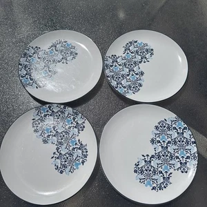4 Disney Mickey Mouse Ears 9 Inch Plates - Picture 1 of 11