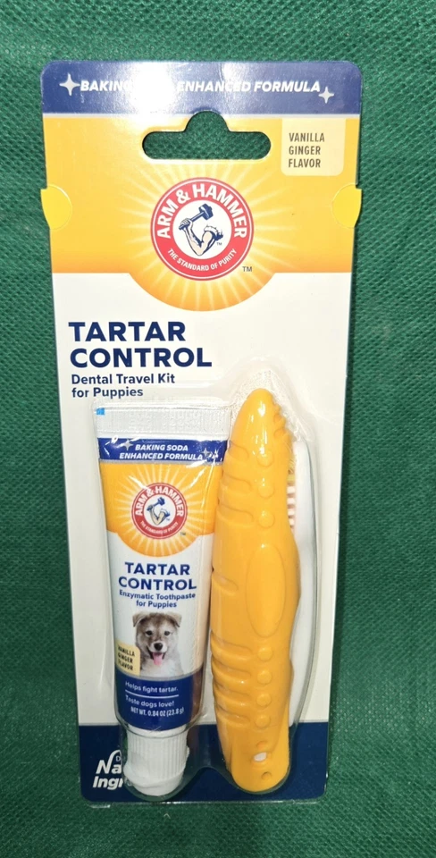 Arm & Hammer Tarter Control DENTAL Travel Kit For Puppies/dogs New  - Image 1 of 1