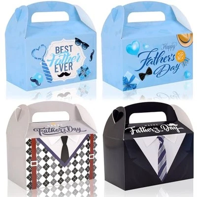  12 piezas Cajas de golosinas Día del Padre Cajas de dulces Día del Padre Feliz Día del Padre  Foto 1 de 4