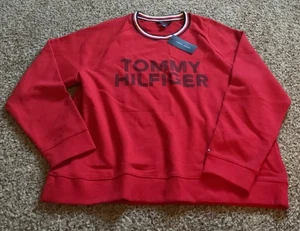 Size XL -Tommy Hilfiger. Women’s Sweatshirt Pullover Red Tops - Bild 1 von 4