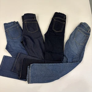 Boy’s Jeans Lot Size 12 Slim Straight 4 Pairs Old Navy Pants - Picture 1 of 20
