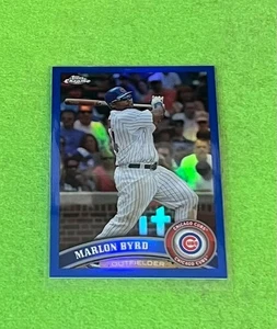 Marlon Byrd 2011 Topps Chrome 111 Blue Refractor 30/99 - Picture 1 of 2