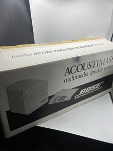 Vintage Bose Acoustimass Multimedia Speaker System Bass Platinum Dual RAR 90er - Bild 1 von 9