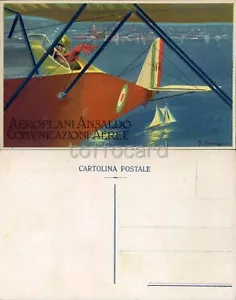Advertising Ansaldo Airplanes Aerial Communications-C19-7 - Picture 1 of 1