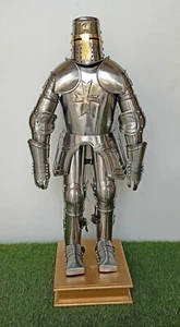 Medieval Mini Suit of Armour Knight Office and Home Decorative With Base & Stand - Picture 1 of 5