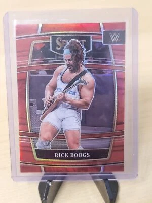 Rick Boogs 2022 Panini Select WWE Red Prizm Concourse Level /249 Smackdown - Image 1 of 3