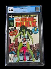 She Hulk # 1 Marvel Comics CGC 9.6 White Pages 1980 Origin Of She-Hulk Stan Lee