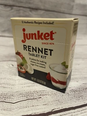 Tabletas Junket Rennet caja de 8 unidades Foto 1 de 3