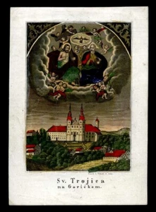 litho andkolor. Wallfahrt SV.TROJICA na GORIEKEM-GORICAH 19. Jh. - Picture 1 of 1