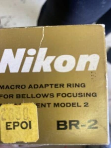 Nikon BR2 Macro Reversing Camera Ring With Box Pre-Owned binAH - Picture 1 of 4