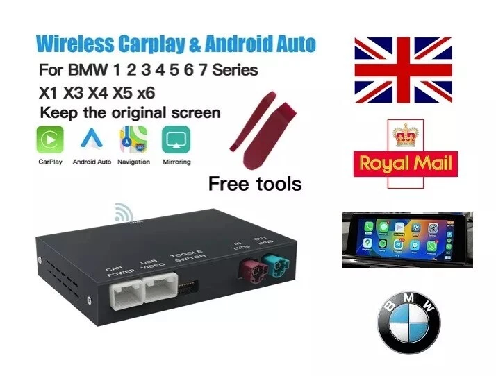 BMW Wireless Apple CarPlay Android Auto RETROFIT NBT F7 F10 F15 F20 F25 F30 F80 - Image 1 of 4