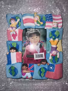 NOS New Old Stock In Box BURNES of Boston BB Save The Children Photo Frame 1994 - Picture 1 of 9