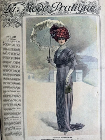 Rare Antique June 17, 1911 Women’s & children's clothing patterns and magazine Cover
