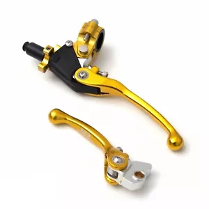 AS3 CLUTCH BRAKE FLEXI LEVERS for SUZUKI RM 85 RM 125 RM 250 RMZ 250 RMZ 450 - Picture 1 of 7