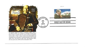 5105 Henry James número de placa único Panda Cachets, FDC - Imagen 1 de 1