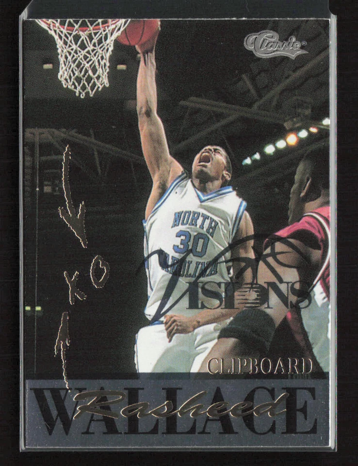 1995 Classic Visions #68 Rasheed Wallace Washington Bullets - Image 1 of 2