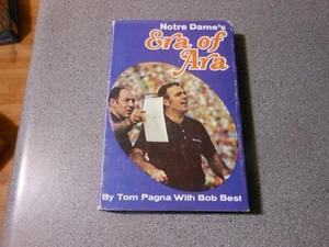 Notre Dame's "Era of Ara" Parseghian by Tom Pagna HC DJ 1976 Fighting Irish gbo - Picture 1 of 10
