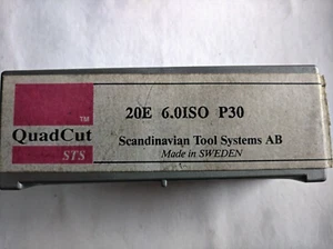 Gewindeplatten von STS, 20E 6.0ISO P30, aus dem  Quad Cut System - Picture 1 of 1