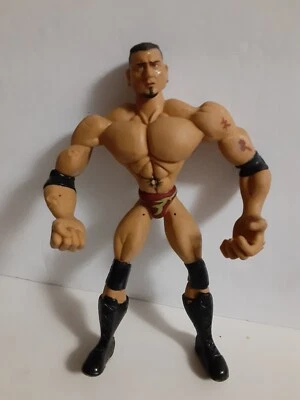 Figura de lucha libre WWE Jakks Pacific Flex Ems Dave Batista 2003 Evolution WWF  Foto 1 de 4