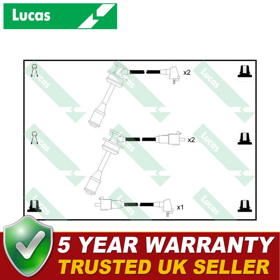 Conductores de encendido Lucas HT se adaptan a Toyota MR 2 1991-1999 2.0 LUC7222SJ Foto 1 de 2