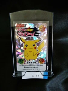Tarjeta Pegatina Sello de Batalla Nissui Pokémon Pikachu No.1 Japonés Holo 755 - Imagen 1 de 3