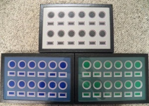 Alfombrilla Doble 8"X12" en Estuche Riker 8"X12" - Recortes Circulares y Descripción *NUEVO* - Imagen 1 de 1