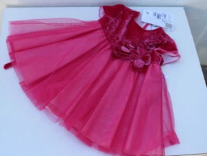Aletta Vestito Abito da Fiaba con Fiori 🌞 68 🌞 Battesimo Matrimonio 100% Originale - Foto 1 di 6