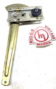 Mazda Rx4 Sedan Wagon Left Rear Window Mechanism Winder Regulator Glass - Picture 1 of 2