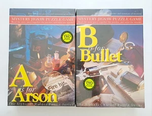 Puzzle Alphabet Murder Series Paul Lamond Juegos A Is For Arson B is for Bullet - Imagen 1 de 6