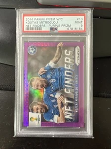 2014 Prizm World Cup Purple Prizm Kostas Mitroglou Net Finders /99 PSA 9 W - Picture 1 of 2