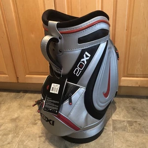 Nike 20Xl Mini Range Bag Golf Ball Caddy Silver Black Red “The house” Reno - Picture 1 of 18