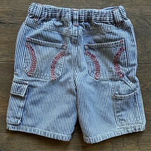 Talbots Kids Baseball Carpenter Denim Sz 4 Jean Shorts- Adjustable Waist Sports - Picture 1 of 15