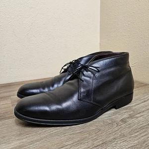 ALLEN EDMONDS CALHOUN GRÖSSE 8,5 Herren Stiefel Schuhe Schwarz Leder Schnürschuhe - Bild 1 von 24
