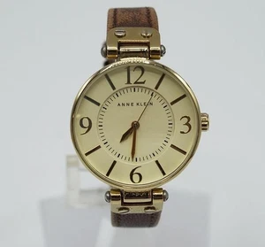 Anne Klein Wrist Watch Analog Quartz Ladies watch Gold Tone with New Battery - Picture 1 of 6