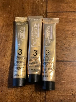 Loreal Superior Preference Color & Shine Conditioner #3  Lot of 3 - Image 1 of 3