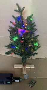 NEU* LUMIDA Xmas LED-Weihnachtsbaum Nordmanntannen-Optik FB & Tasche (1354) - Bild 1 von 6