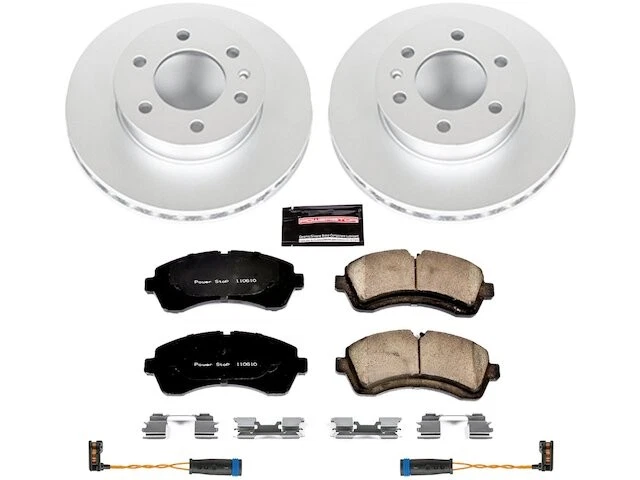 Kit de pastillas de freno delanteras y rotor para Freightliner Sprinter 3500 QZ225BK 2007-2021 Foto 1 de 1