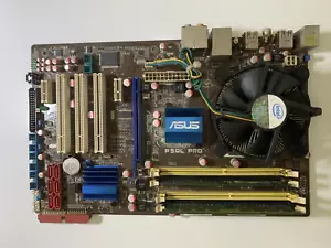 ASUS P5QL PRO Motherboard Kabel Set CPU Kartenleser Backplate Schild für Teile - Bild 1 von 7