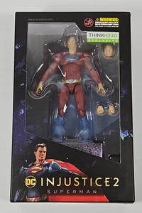 FIGURA DE ACCIÓN SUPERMAN INJUSTICE 2 ROJO THINKGEEK EXC MOSC 4" HIYA 2020 RARA - Imagen 1 de 6