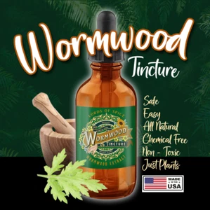 Wormwood Herb Extract - Wormwood Tincture -Drops - USA - Picture 1 of 7