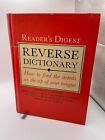 Reader's Digest Reverse Dictionary - Hardback Book