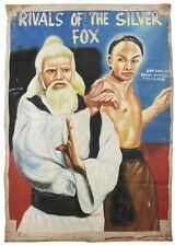 Porter African Cinema Ghana oil hand painted movie RIVALS THE SILVER FOX