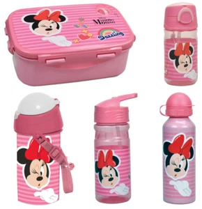 Disney Minnie Mouse Aluminum Water Bottle Lunch Box Snack Box Gift Idea - Picture 1 of 5