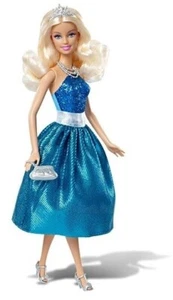 Barbie Mattel 2012 Princess in Blue Dazzling Dress - NIB - Picture 1 of 2