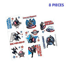The Avengers Tattoos 16 pieces Birthday Party Favours Captain America SuperHero