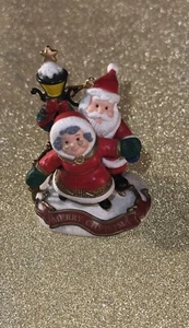 Vintage Santa Mrs. Claus Skating Christmas Image Creation Products - Picture 1 of 11